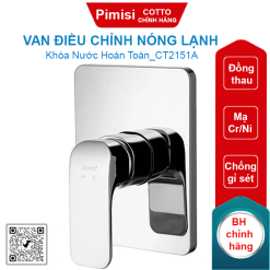 Van điều chỉnh nóng lạnh Cotto CT2151A âm tường