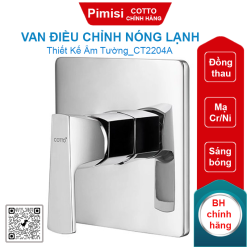 Van điều chỉnh nóng lạnh Cotto CT2204A âm tường