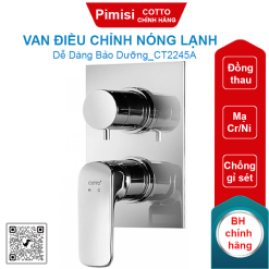 Van điều chỉnh nóng lạnh Cotto CT2245A âm tường