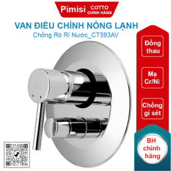Van điều chỉnh nóng lạnh Cotto CT593AV âm tường Lever Handle