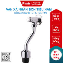 Van xả nhấn bồn tiểu nam Cotto CT471SL(HM) 75mm
