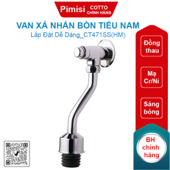 Van xả nhấn bồn tiểu nam Cotto CT471SS(HM) 45mm