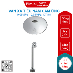 Van xả tiểu nam Cotto CT484 cảm ứng dùng Pin