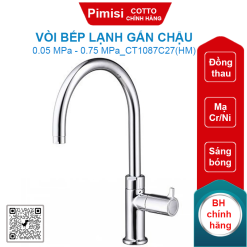 Vòi bếp lạnh Cotto CT1087C27(HM) gắn chậu
