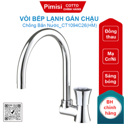 Vòi bếp lạnh Cotto CT1094C26(HM) gắn chậu