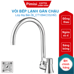 Vòi bếp lạnh Cotto CT1094C33(HM) gắn chậu