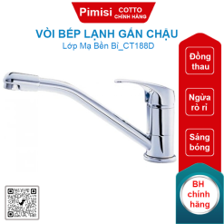 Vòi bếp lạnh Cotto CT188D gắn chậu