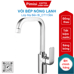 Vòi bếp nóng lạnh Cotto CT1136A gắn chậu