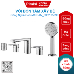 Vòi bồn tắm Cotto CT2125Z90 xây bệ