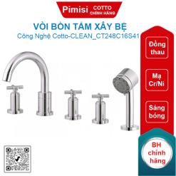 Vòi bồn tắm Cotto CT248C16S41 xây bệ