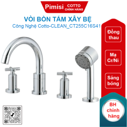 Vòi bồn tắm Cotto CT255C16S41 xây bệ