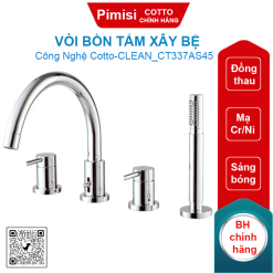 Vòi bồn tắm Cotto CT337AS45 xây bệ