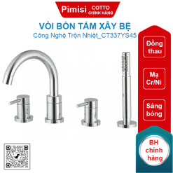 Vòi bồn tắm Cotto CT337YS45 xây bệ