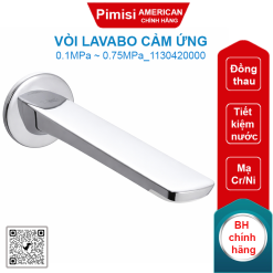 Vòi rửa lavabo American Standard 1130420000 cảm ứng AccuStream gắn tường Size L