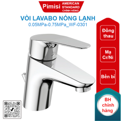 Vòi rửa lavabo American Standard WF-0301 (WF0301) Cygnet E nóng lạnh
