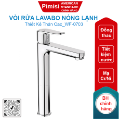 Vòi rửa lavabo American Standard WF-0703 (WF0703) Neo Modern nóng lạnh