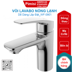 Vòi rửa lavabo American Standard WF-0901 (WF0901) Milano nóng lạnh