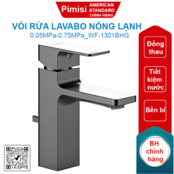 Vòi rửa lavabo American Standard WF-1301BHG (WF1301BHG) nóng lạnh màu ghi