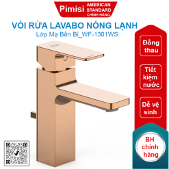 Vòi rửa lavabo American Standard WF-1301WS (WF1301WS) nóng lạnh màu vàng hồng
