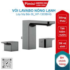 Vòi rửa lavabo American Standard WF-1303BHG (WF1303BHG) nóng lạnh màu ghi
