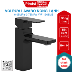 Vòi rửa lavabo American Standard WF-1306MB (WF1306MB) Acacia Evolution nóng lạnh màu đen