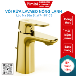 Vòi rửa lavabo American Standard WF-1701CS (WF1701CS) nóng lạnh màu vàng