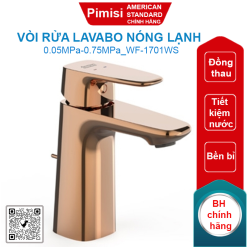 Vòi rửa lavabo American Standard WF-1701WS (WF1701WS) nóng lạnh màu vàng hồng