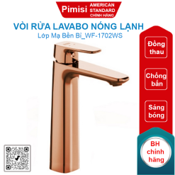 Vòi rửa lavabo American Standard WF-1702WS Signature nóng lạnh thân cao màu vàng hồng