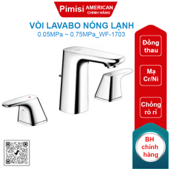 Vòi rửa lavabo American Standard WF-1703 (WF1703) Sygnature nóng lạnh