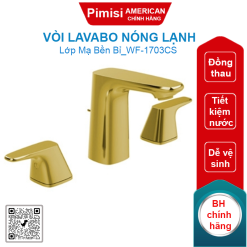 Vòi rửa lavabo American Standard WF-1703CS (WF1703CS) Sygnature nóng lạnh màu vàng