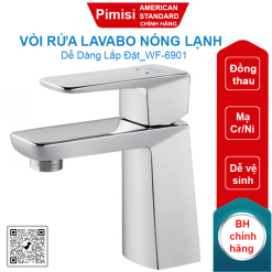 Vòi rửa lavabo American Standard WF-6901 (WF6901) Ventuno nóng lạnh