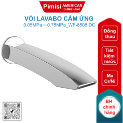 Vòi rửa lavabo American Standard WF-8508.DC (WF8508.DC) cảm ứng Pin gắn tường