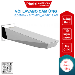 Vòi rửa lavabo American Standard WF-8511.AC (WF8511.AC) cảm ứng 220V gắn tường