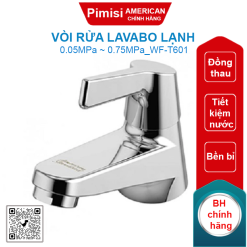 Vòi rửa lavabo American Standard WF-T601 (FFAST601) nước lạnh