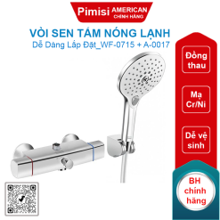 Vòi sen tắm American Standard WF-0715 + A-0017 Neo Modern nóng lạnh