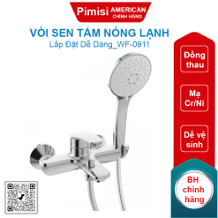 Vòi sen tắm American Standard WF-0911 (WF0911) Milano nóng lạnh