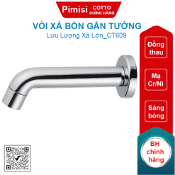 Vòi xả bồn Cotto CT609 gắn tường