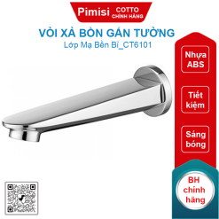 Vòi xả bồn Cotto CT6101 gắn tường