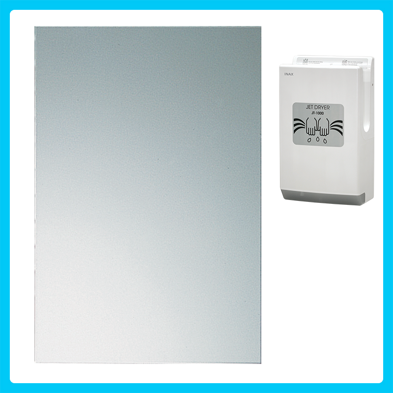 Gương soi - Sấy tay INAX