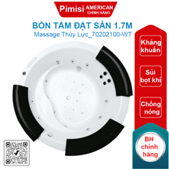 Bồn tắm American Standard 70202100-WT (70202100WT) massage đặt sàn xây 1.7m