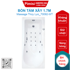 Bồn tắm xây American Standard 70092-WT (70092-WT) Tonic 1.7M