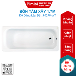 Bồn tắm xây American Standard 70270-WT (70270WT) Active 1.7M