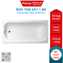 Bồn tắm xây American Standard 8160-WT (8160WT) Saturn 1.6M