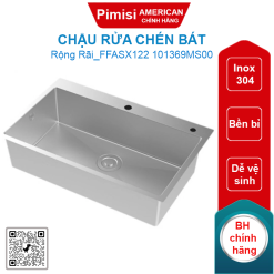 Chậu rửa chén bát American Standard FFASX122 101369MS00 một hộc Inox 304