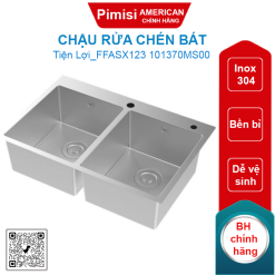 Chậu rửa chén bát American Standard FFASX123 101370MS00 hai hộc Inox 304