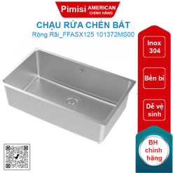Chậu rửa chén bát American Standard FFASX125 101372MS00 một hộc Inox 304
