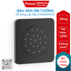 Đầu sen American Standard FFASS054HG EasySET âm tường màu xám đen