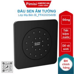 Đầu sen American Standard FFASS054MB EasySET âm tường màu đen