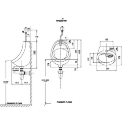 Alternative view of Bồn tiểu nam American Standard VF-0414 (VF0414) Eco treo tường