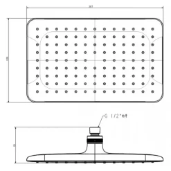 Alternative view of Bát sen American Standard FFASS515HG 300mm màu xám đen